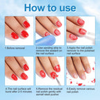 Gel Nail Polish Remover, Gel Polish Remover for Nails, No Need for Foil, Quick & Easy Polish Remover In 3-5 Minutes, No Need Soaking Or Wrapping-15ml