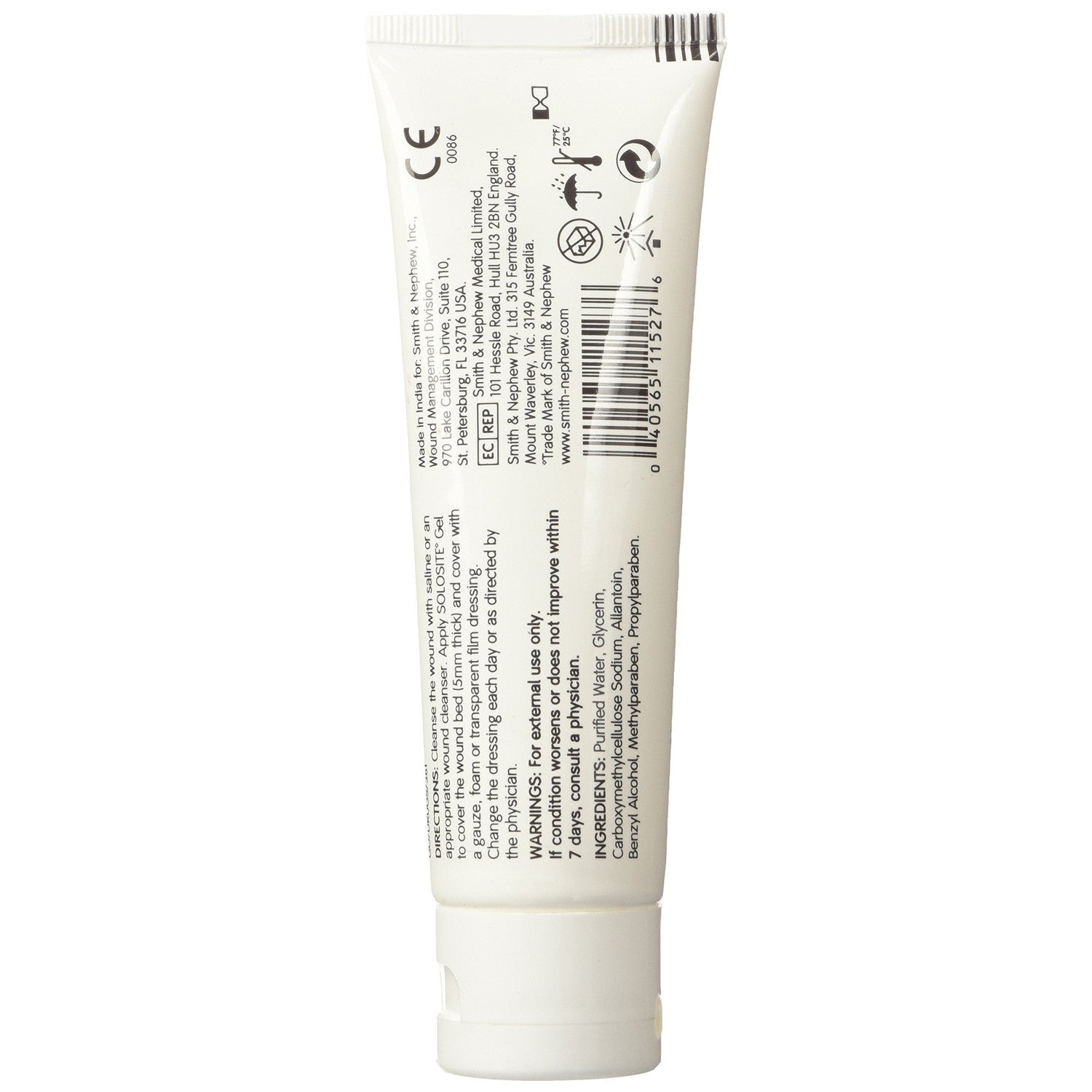 Buy now SoloSite Wound Gel 3 oz Tube QTY: 1 at indiglob india