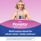 Florastor Probiotics for Women, Digest and De-Stress, 30 Capsules | Digestive Health and Vaginal Probiotic with L-Theanine for Mind and Body Wellness