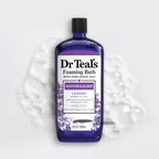 Dr Teal’s Foaming Bath with Pure Epsom Salt, Soothe & Sleep with Lavender, 34 Ounces (Packaging May Vary)