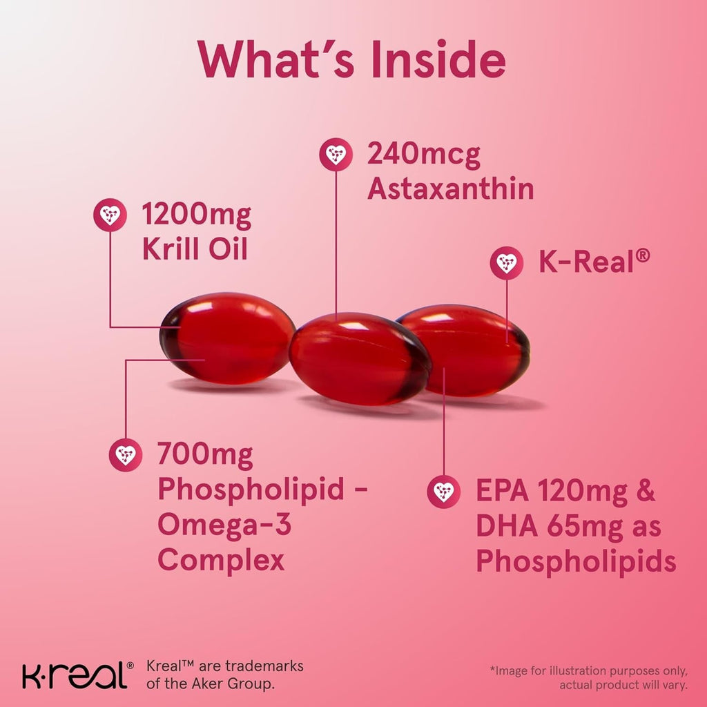 Buy now Jarrow Formulas Krill Oil - Phospholipid Omega-3 Complex with Astaxanthin - 60 Softgels - 30 Servings - Supports Lipid Management, Metabolism, Brain & Heart Health - EPA & DHA - Gluten Free - Non-GMO at indiglob india
