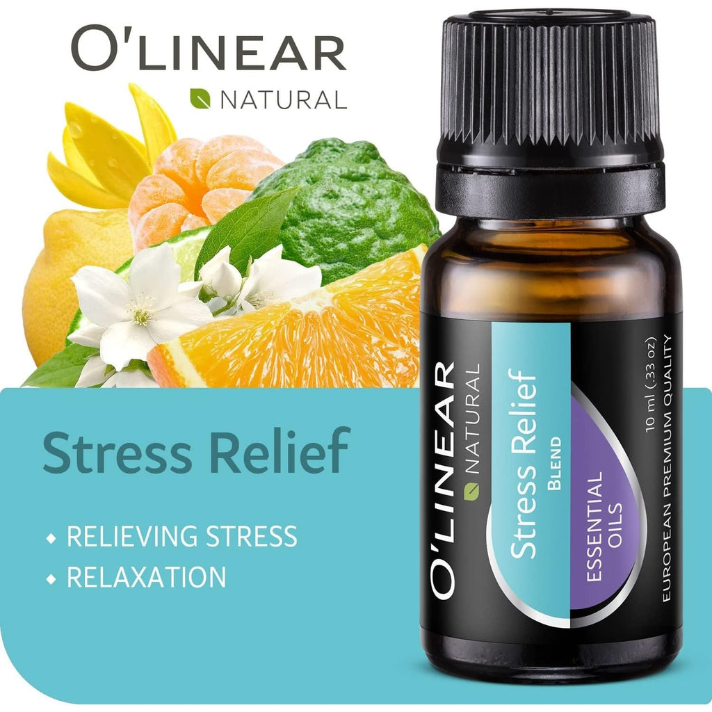 Buy now O'linear Essential Oils 6 Blends Set - Perfect for Humidifiers and Diffusers, Aromatherapy Diffuser Oils Scents, Essential Oil Kit for Home Use, Essential Oil Pack with Various Scents at indiglob india