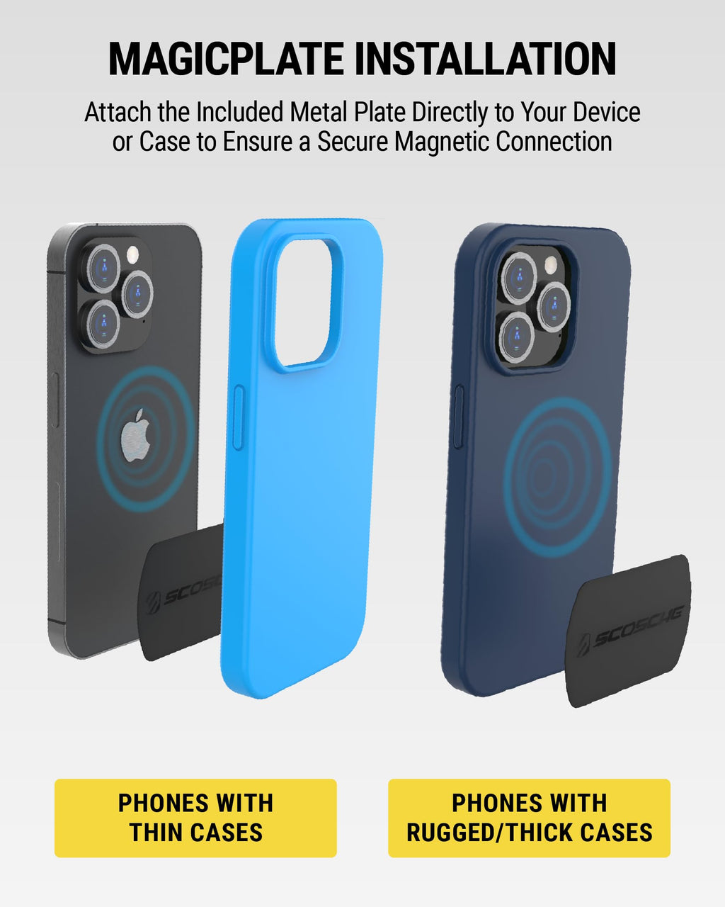 Buy now Scosche MAGDMB MagicMount Magnetic Phone Mount for Car, Dashboard Cell Phone Holder with 360Â° Adjustable Magnet Head, Universal Phone Stand for Car Compatible with iPhone, Samsung, and All Devices at indiglob india
