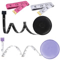 Buy now Sewing Tape Measure, Medical Body Cloth Tailor Craft Dieting Measuring Tape, 60 Inch/1.5M Dual Sided Retractable Ruler with Push Button Round Black,Purple, Pink,White at indiglob india