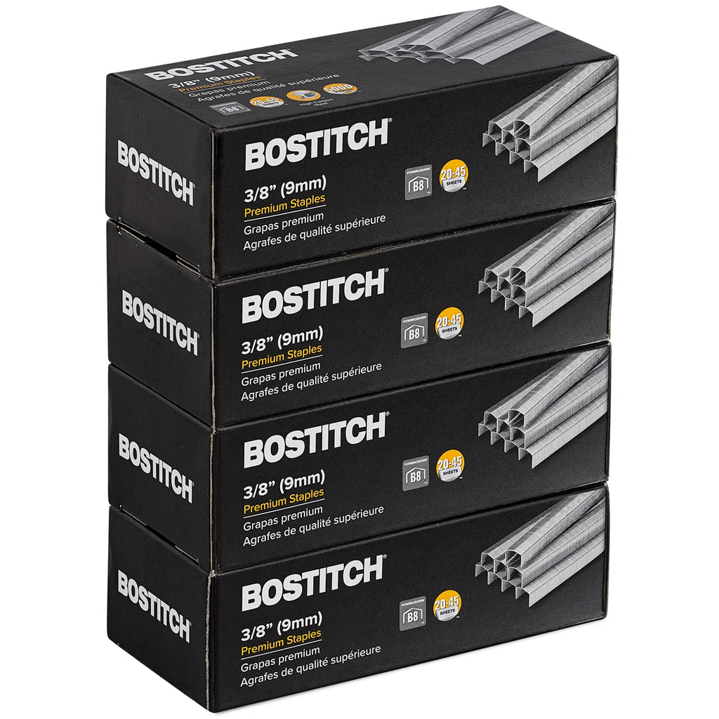 Bostitch B8 Staples 3/8 Inch Length - Pack of 20,000 Powercrown Staples
