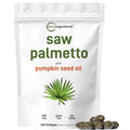 Micro Ingredients Saw Palmetto with Pumpkin Seed Oil for Men, 240 Softgels| Cold-Pressed Extract | Virgin Oil Formula | Rich in Essential Fatty Acids & Phytosterols | Non-GMO, Gluten & Soy Free