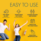 Buy now Arm & Hammer Invisible Body Powder Spray, Clear Talc-Free Body Odor & Sweat Control For Men & Women, Spray Body Powder For Women And Men, Arm And Hammer Body Spray Powder, 7 Oz (3 Pack) at indiglob india