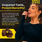 Spartan Bee Bread Chewables, Raw Organic Bee Pollen, Propolis, Royal Jelly