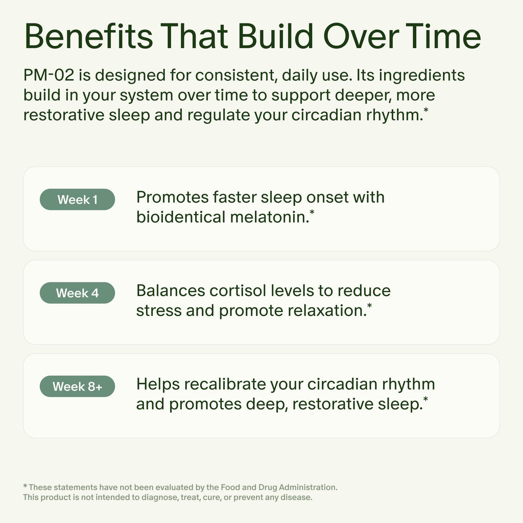 Seed PM-02 Sleep + Restore - for Adults - 30-Day Supply with Jar | Non-Habit Forming - Gentle Melatonin & Ashwagandha - Nightly Sleep Support - Vegan Capsules