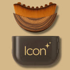 ICON Lymphatic Contour Brush for Face, Face Sculpting Tool for Lymphatic Drainage, Ultra Soft Bristles, Dry Brush, Helps Reduce Look of Puffiness (4 Pack)