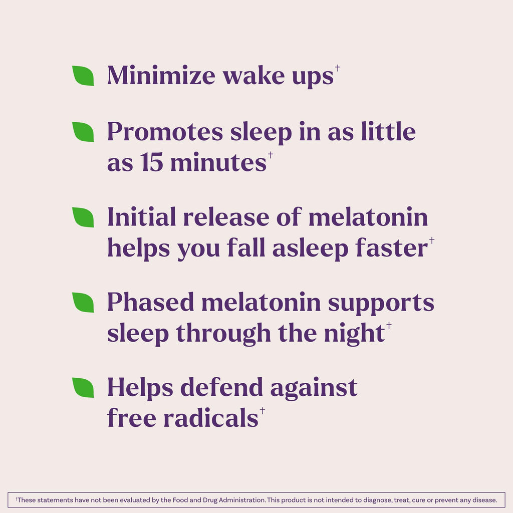 Natrol Time Release 3 mg Melatonin Gummies, Sleep Aid, Strawberry, 65 Count | Dietary Supplement to Minimize Wake Ups, 100% Drug-Free, Non-Habit Forming, For Occasional Sleeplessness, 65 Day Supply