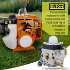 HS45 FS55R Carburetor for Stihl FS45 FS38 KM55R FS55RC Hedge Trimmer