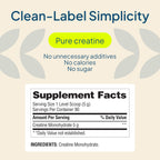 Nature's Wonder Micronized Creatine Monohydrate Powder, 90 Servings | 5g Pure Creatine per Serving, Unflavored, Gluten-Free, Lean Muscle, Strength, Recovery Support for Women & Men, RD-Formulated