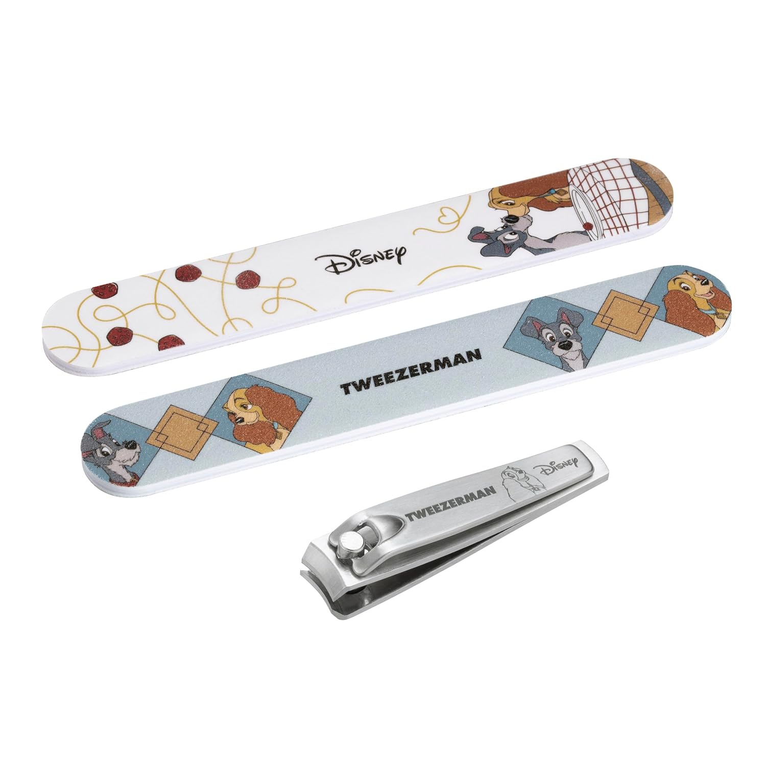 Buy now Tweezerman Stainless Steel Combo Set with Fingernail and Toenail Clippers Lady & The Tramp at indiglob india