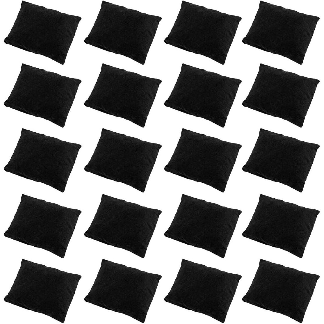 Buy now Watch Pillow, Velvet Watch Pillows for Box Bracelet Watch Pillow 20 Packs, Small Black Velvet Pillow 3.34'' x 2.95'', Jewelry Display Pillow Bracelet Bangle Cushions for Gift Box Default at indiglob india