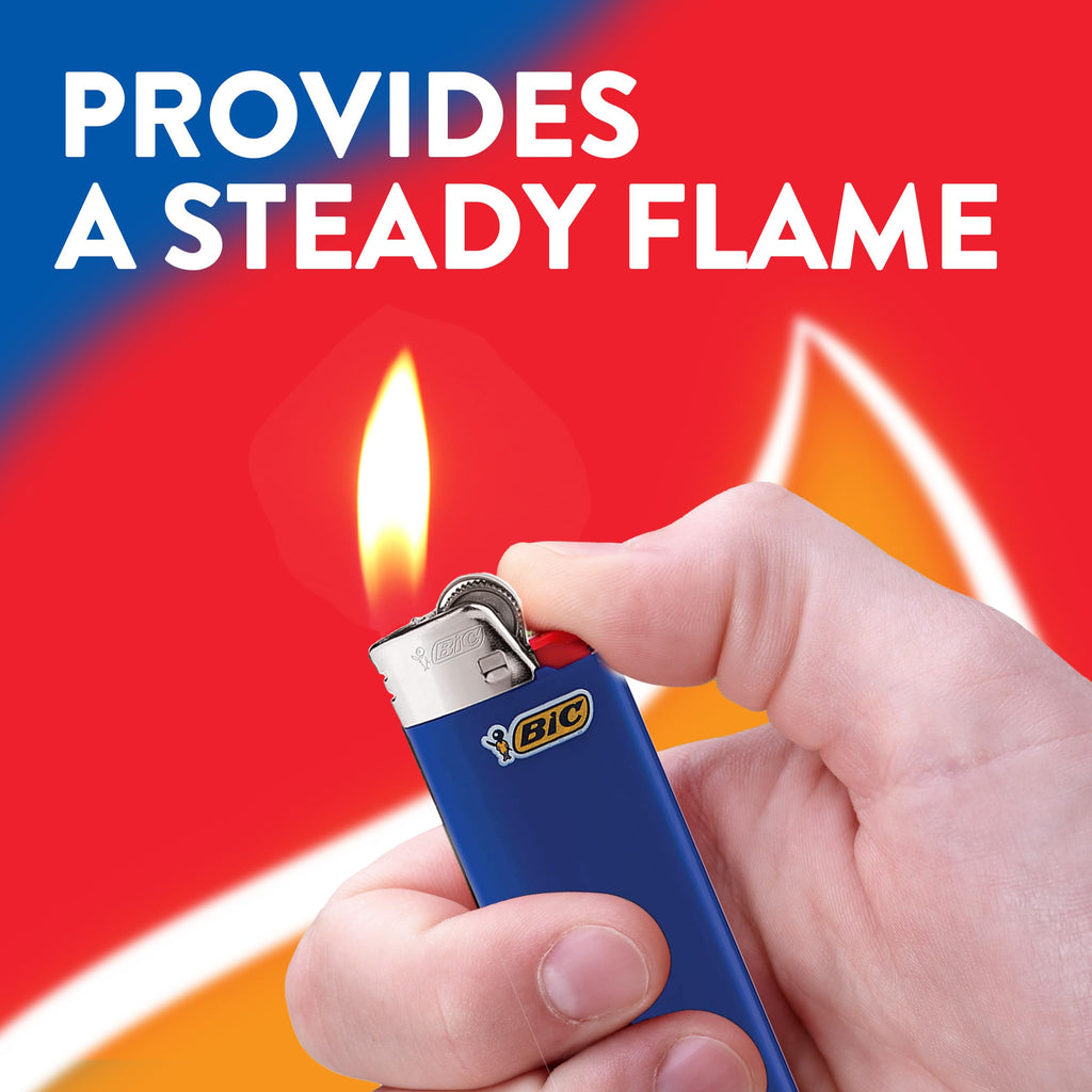 BIC Maxi Pocket Lighter, Special Edition Spooky Series, Halloween-Inspired Designs, Set of 8 Lighters