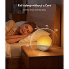 Dreamegg Sunrise Alarm Clock, Natural Wake up Light, White Noise Machine
