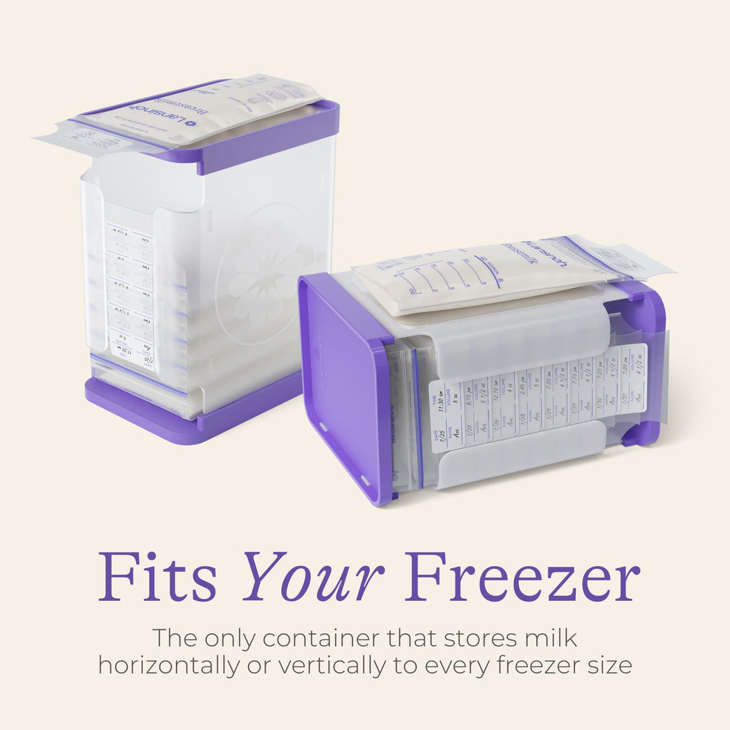 Lansinoh Breastmilk Storage Container with Quick-Freeze Tray