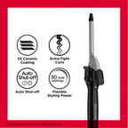 Buy now Revlon Perfect Heat Triple Ceramic Curling Iron | For Silky Smooth Spiral Curls (1/2 in) at indiglob india