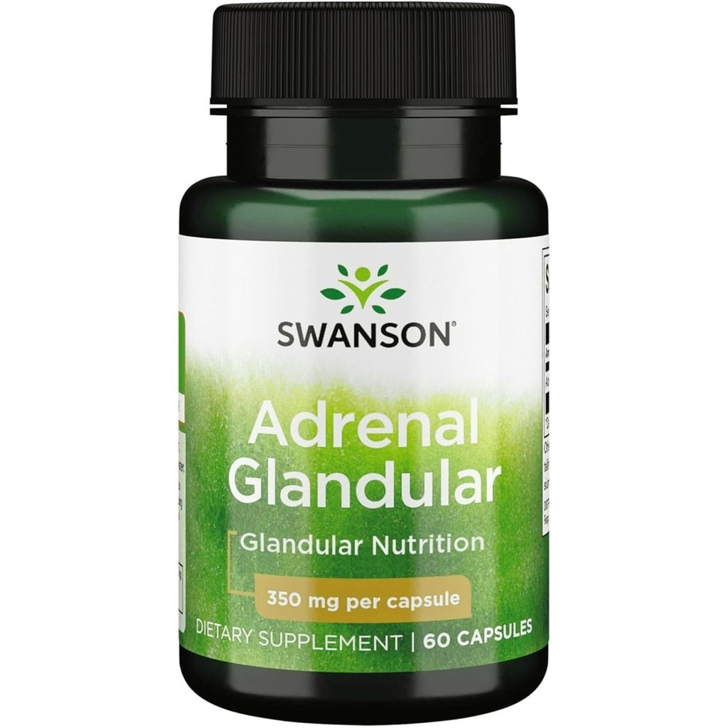 Buy now Swanson Adrenal Glandular 350 Milligrams 60 Capsules at indiglob india