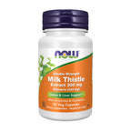 NOW Foods Supplements, Silymarin Milk Thistle Extract 300 mg with Artichoke and Dandelion, Double Strength, Supports Liver Function*, 200 Veg Capsules