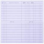 24 PCS Check Registers for Personal Checkbook, Easy to Read Checkbook Register