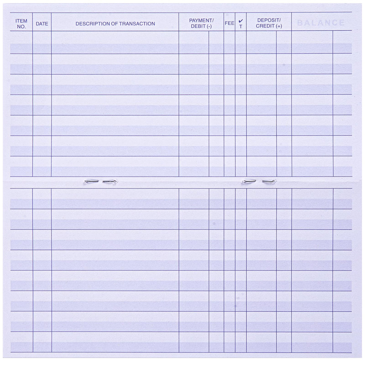 24 PCS Check Registers for Personal Checkbook, Easy to Read Checkbook Register