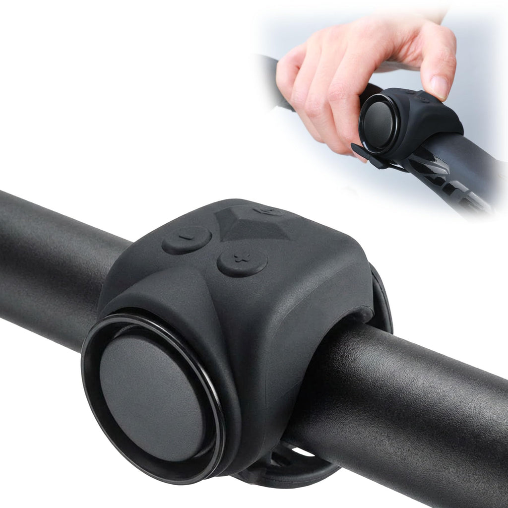 120dB Loud Bike Horn Electric Bell, Waterproof, Work on All Handlebar Sizes