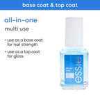 Buy now essie All-In-One Base Coat + Top Coat + Strengthener Nail Polish, 0.46 Ounces (Packaging May Vary) at indiglob india