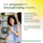 MegaFood Baby & Me 2 DHA & Choline Prenatal Vitamins, 60 Liquid Capsules