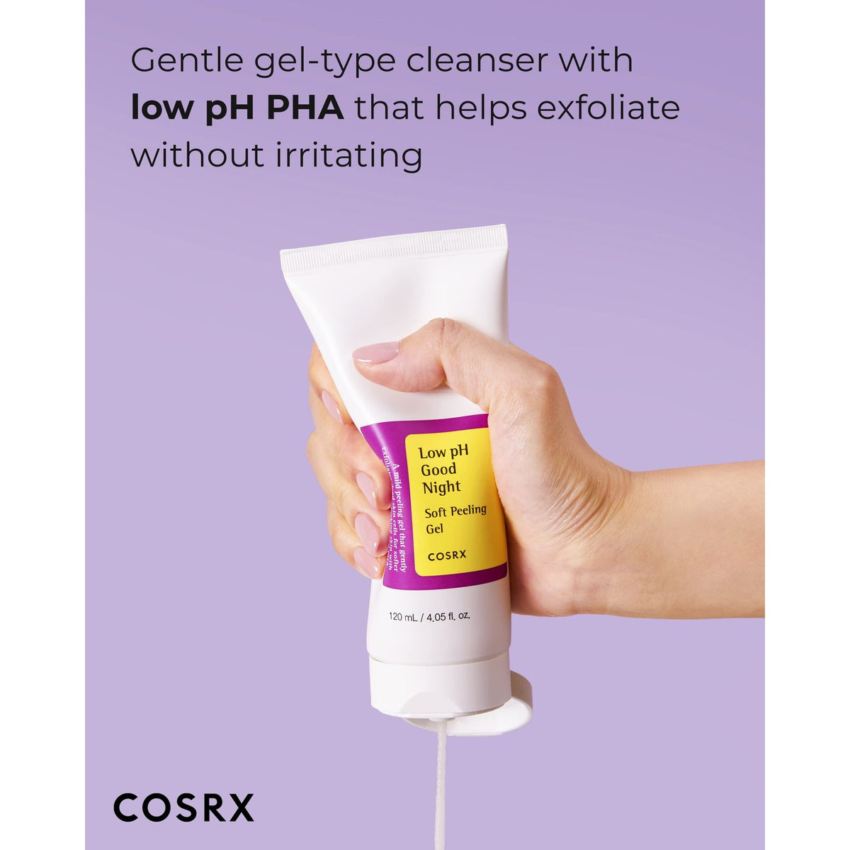 COSRX Low pH Soft Peeling Gel, Korean Gentle Face Scrub, 4.05 fl oz