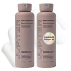 Jupiter Anti Dandruff Shampoo - Shampoo for Men & Women for Flaky, Itchy, Oily, & Dry Scalp - Nourishes Scalp and Reduces Breakage & Flakes - Color-Safe, Sulfate-Free, Paraben-Free - 2 Pack