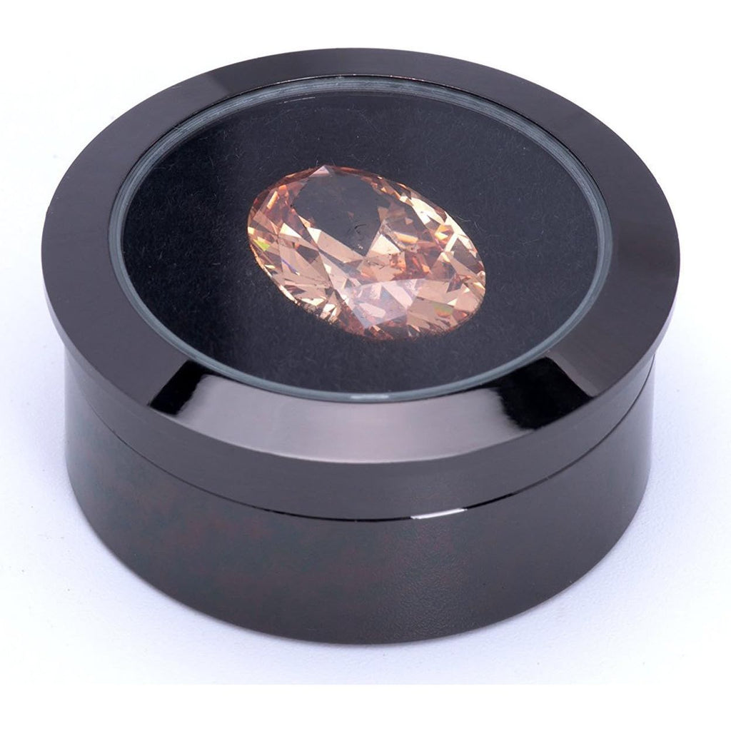 Buy now Small Loose Diamond or Gemstone Display Box Case Holder Show Container Metal (Black- 1.3x0.5) at indiglob india