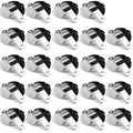 Whistle, 24 PCS Professional Stainless-Steel Whistles with Lanyards in Bulk, Very Loud Metal Sports Whistle, Perfect for Coaches, Referees, Lifeguards, Officials, and Teams, Silver