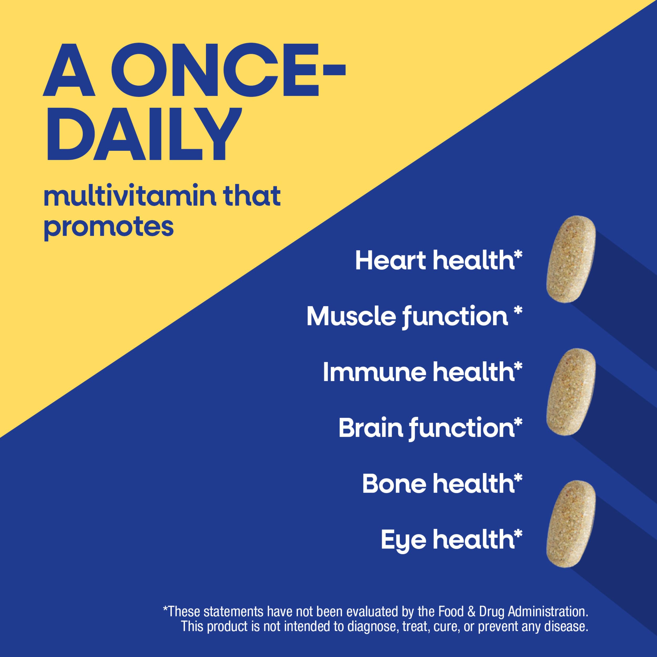 Nature's Way Alive! Men’s Daily Ultra Potency Multivitamin Tablets, 150 ct | Complete High Potency Men’s Daily Vitamin Promotes Heart & Muscle Function*, B-Vitamins, Zinc and Antioxidants