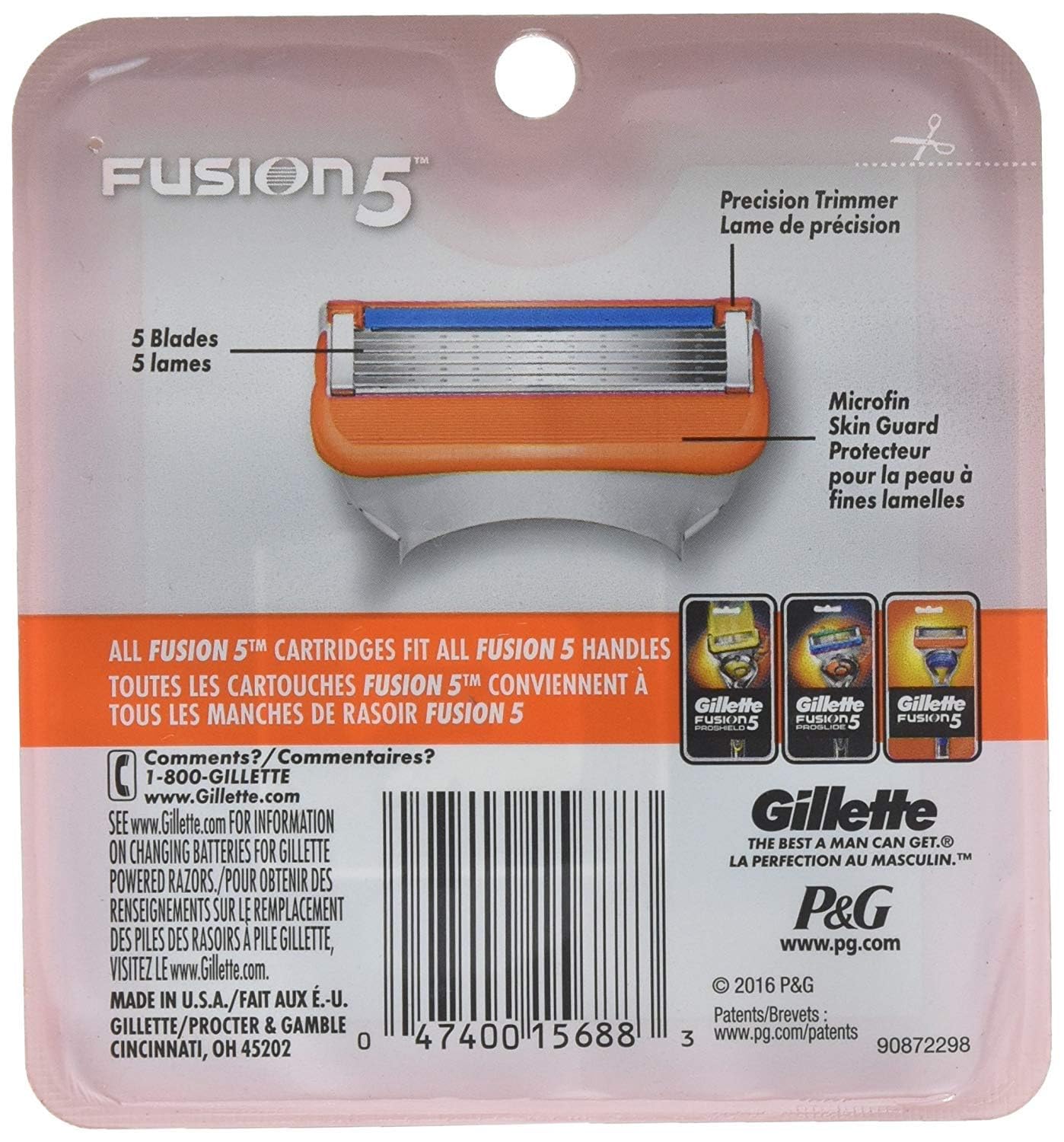 Buy now Gillette Fusion 5 Power Cartridges 8 ea at indiglob india