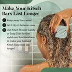 Buy now Kitsch Rosemary & Biotin Shampoo Bar - For Hair Growth, Strengthening, Thickening & Volumizing Shampoo for Women and Men - Free of Parabens, Sulfates & Silicones - Made in USA - 3.2 oz at indiglob india