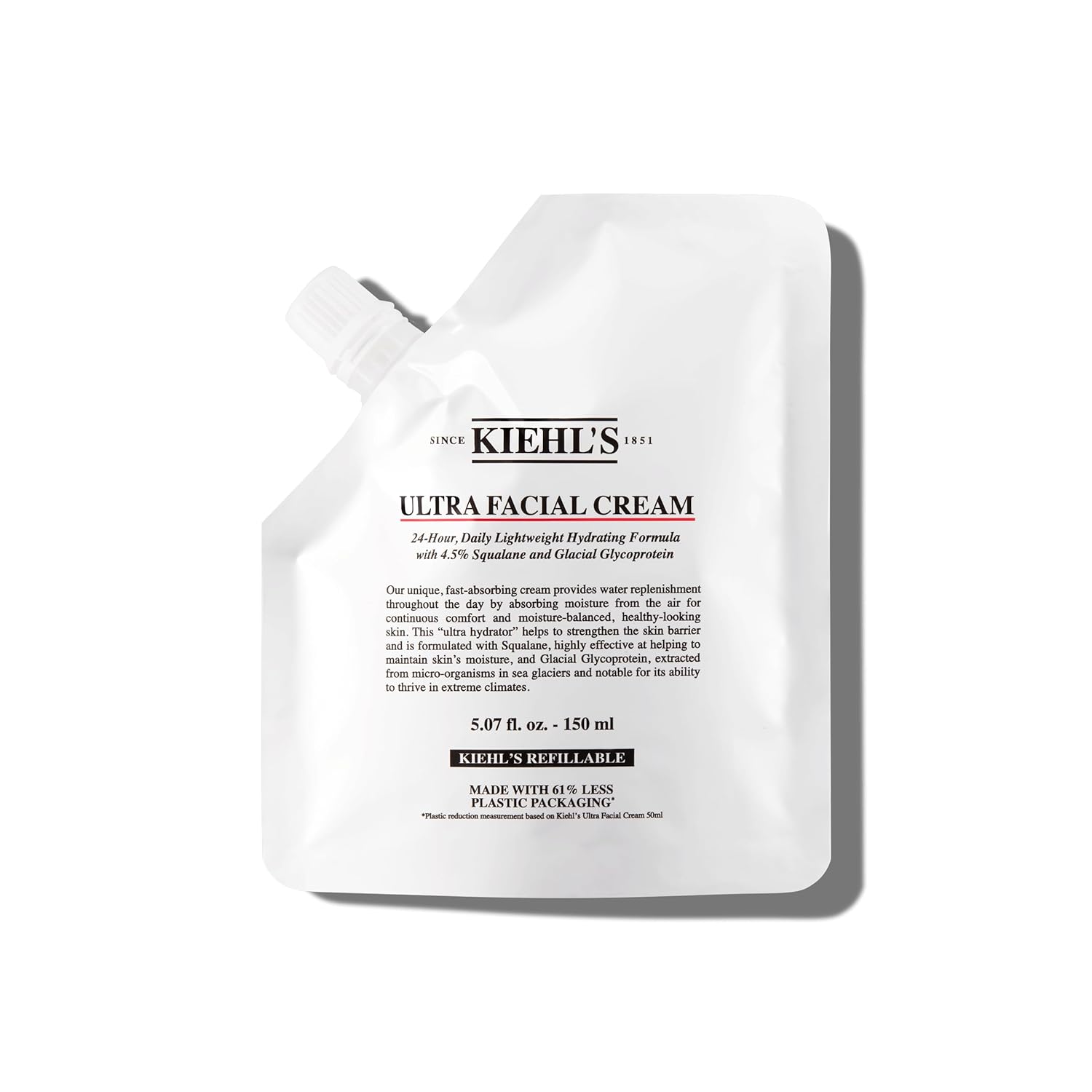 Buy now Kiehl's Ultra Facial Cream, with 4.5% Squalane to Strengthen Skin's Moisture Barrier, Skin Feels Softer and Smoother, Long-Lasting Hydration, Easy and Fast-Absorbing, Suitable for All Skin Types 5.07 Ounce (Pack of 1) at indiglob india