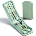 7 Pcs Manicure Set Stainless Steel Nail Clippers Kit, Nail Care Beauty Tools Set Christmas Stocking Stuffers, Christmas Gifts for Men and Women Travel Grooming Kit With Zipper Leather Case