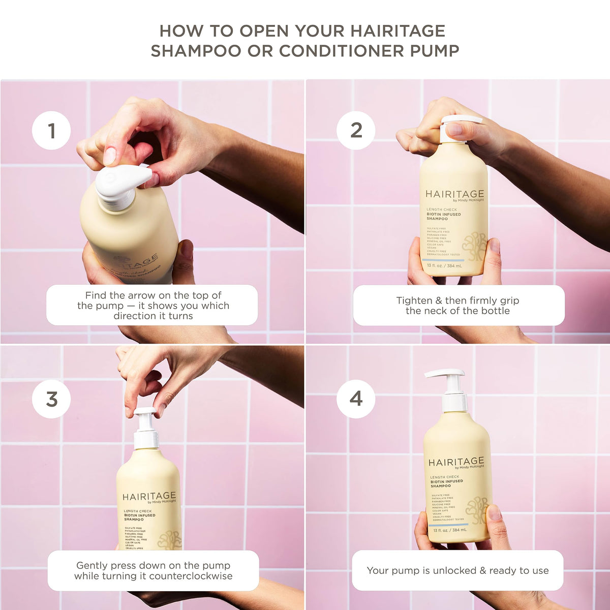 Hairitage Oil Control Clarifying Hair & Scalp Shampoo Removes Buildup, Moisturizing, Lightweight, with Aloe Vera, Probiotics, Papaya, Sulfate Free & Color Safe, Vegan - 13 Fl Oz