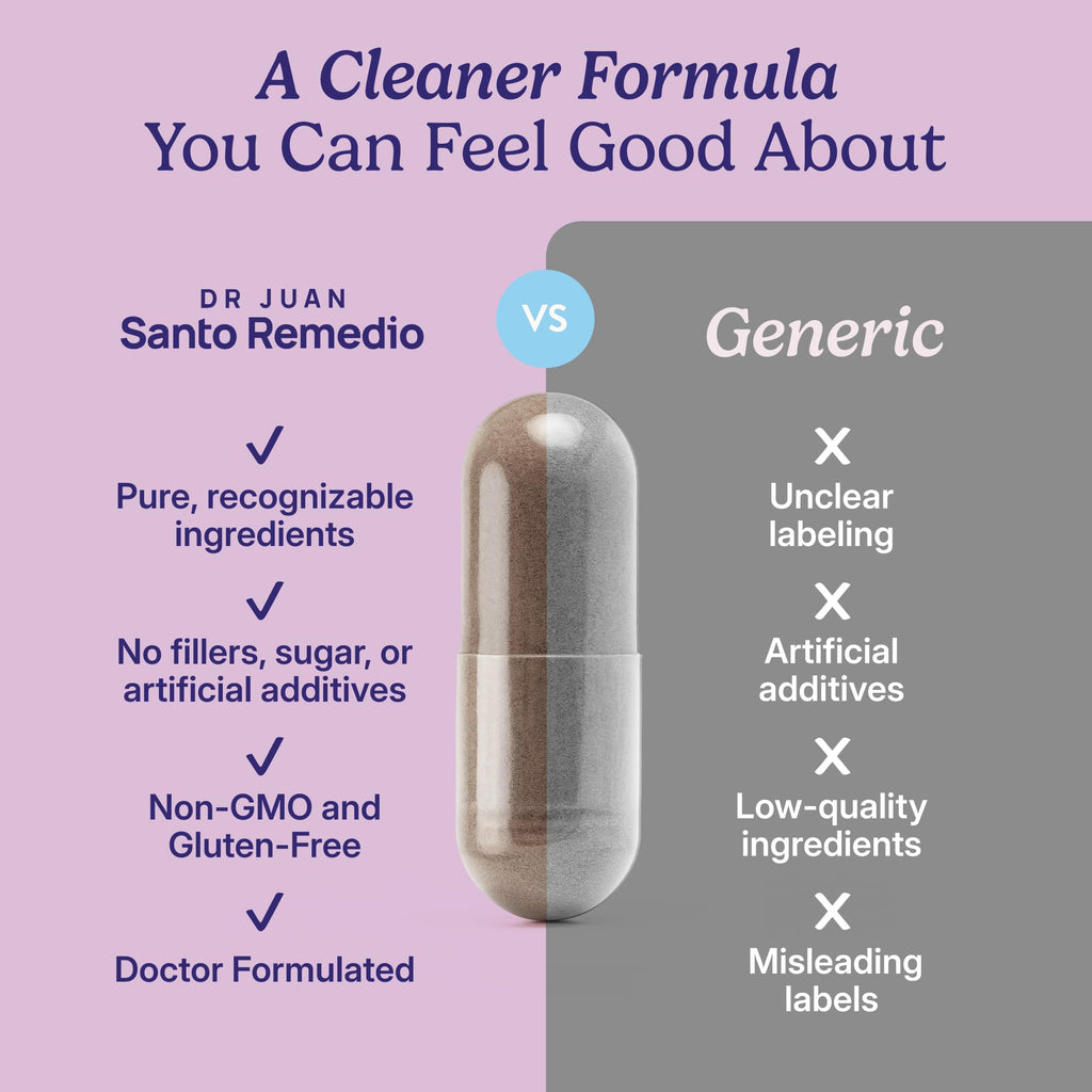 Santo Remedio Hormone Balance for Women, Menopause Support, 30 Capsules