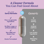 Santo Remedio Hormone Balance for Women, Menopause Support, 30 Capsules