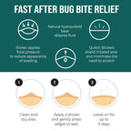 quitch Mosquito Bite Relief Magic Theme Patches, Bug Bite Anti Itch Cream Alternative for Kids and Baby, Insect Bite Relief, After Bite Relief, Travel Essential for Summer Camp, Cruise and Outdoors