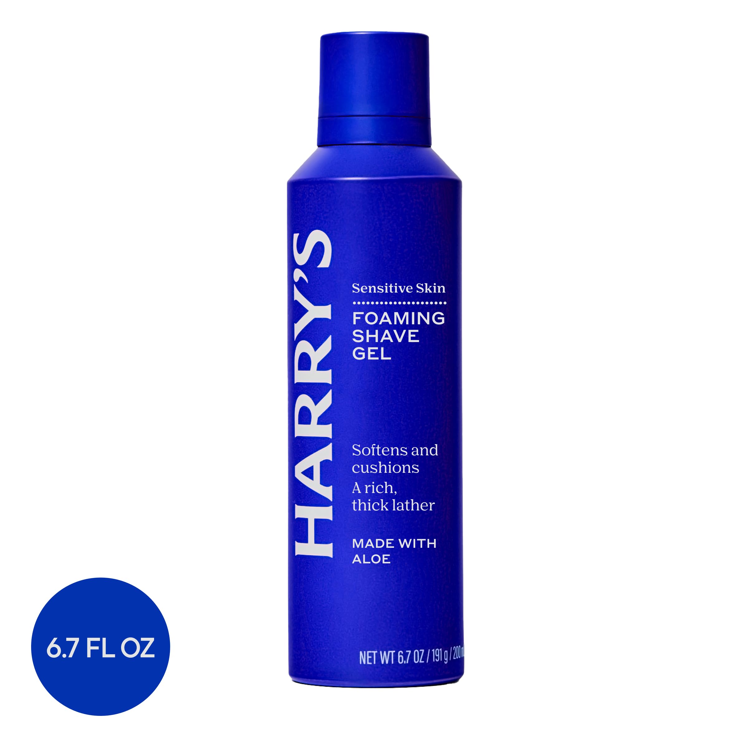 Harry's Foaming Shave Gel for Men with Aloe - 6.7 oz (3 Pack) | Soothes and Cushions Skin for Shaving - Safe For Sensitive Skin