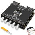 Buy now Bluetooth Power Amplifier Board Stereo - HiFi 2.1 Channel 2X220W+350W Bluetooth 5.1 16-32V Digital Power Audio Amplifier Module Subwoofer Control with AUX/Bluetooth/USB Flash Drive (ZK-AS21) Default at indiglob india