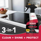 Weiman Daily Cooktop Cleaner & Degreaser, 2 Pack with Microfiber Cloth