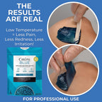 Cirepil BLUE Stripless Hard Wax Beads Bag 28.22oz / 800g | Face, body & bikini wax, unscented | Ideal for sensitive skin | Refill bag, low-temp, fluid gel texture, easy hair-removal
