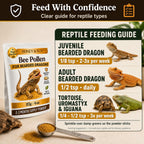 Organic Bee Pollen Powder for Bearded Dragons – HONEY&SUN 4oz Reptile Food