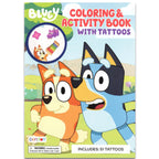 100+ Bluey Temporary Tattoos for Kids Coloring Book Party Favors Bundle