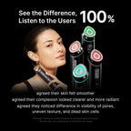 medicube Booster Pro - 6 in 1 Real Glass Glow Beauty Massager, Black | 6-in-1 Real Glass Glow Beauty Massager - for Clear, Radiant, Firmer-Looking Skin, Korean Skin Care, Black